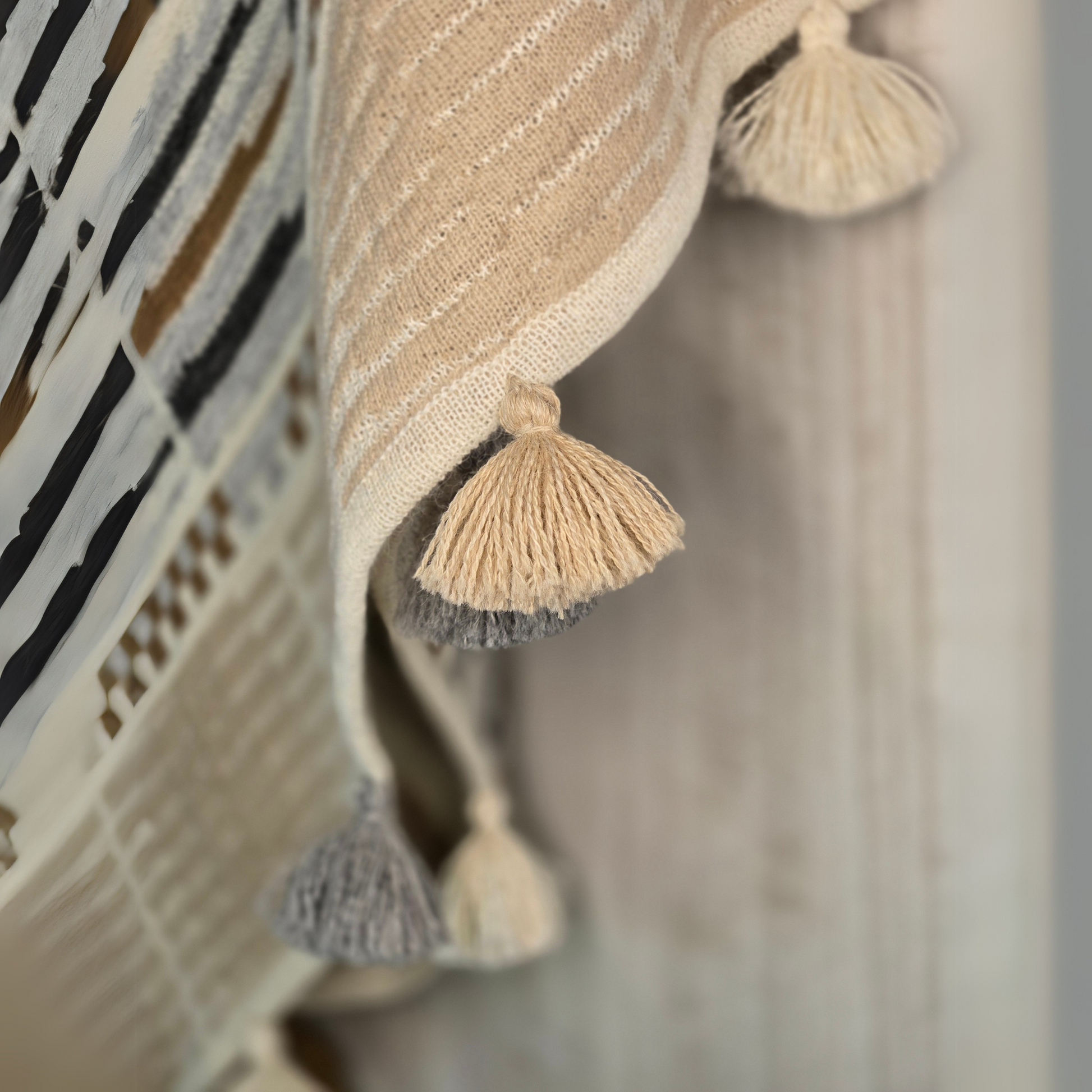 Andean Sunset Baby Alpaca Poncho